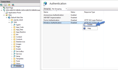 Verify Authentication for the Worker