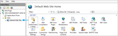 Internet Information Services (IIS) Manager