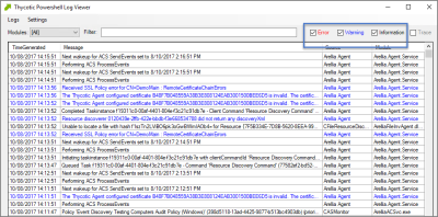 Example of Agent log file