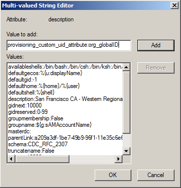 Manual Active Directory attribute