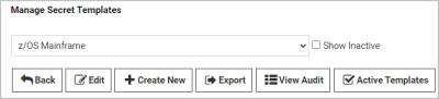image-manage-secret-templates-z-os-mainframe