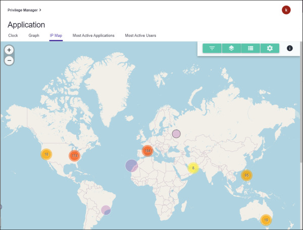 Application IP Map Filters